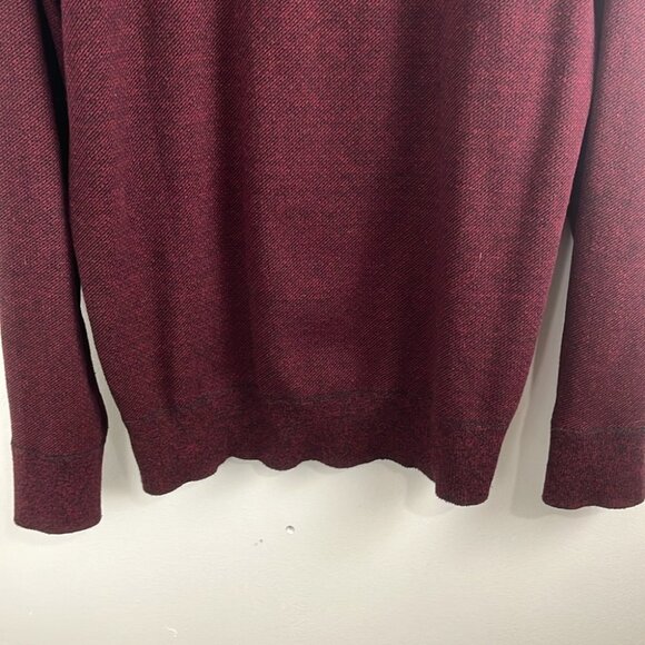 Robert Graham Burgundy Cotton 1/4”-Zip Pullover - Picture 10 of 10